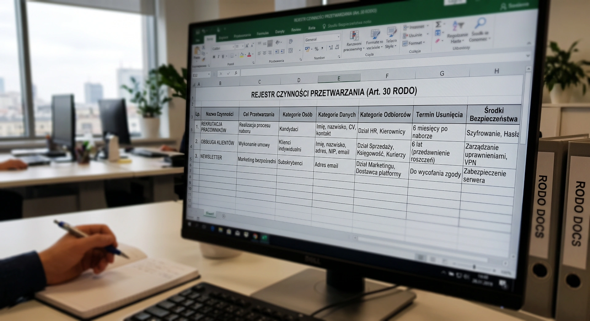 Rejestr Czynności Przetwarzania